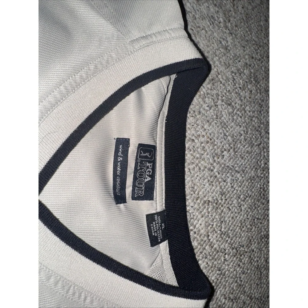 Mens PGA Tour Wind And Water Resistant Pullover. Size Xl. Convertible Sleeves